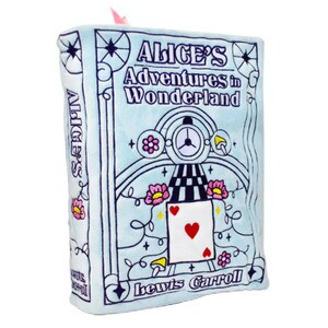 Alice in wonderland book plush